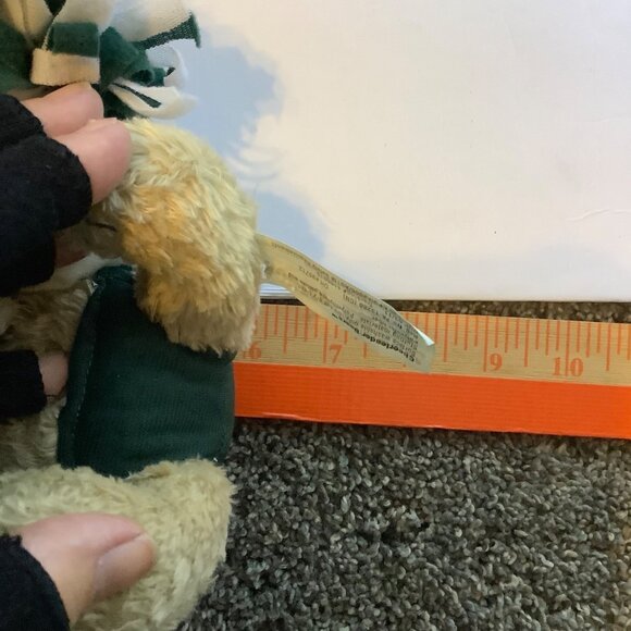 New York Jets Cheerleader Teddy Bear "Go Jets!" Plush Toy Hunter MFG Pom Pom 6" - Picture 8 of 8